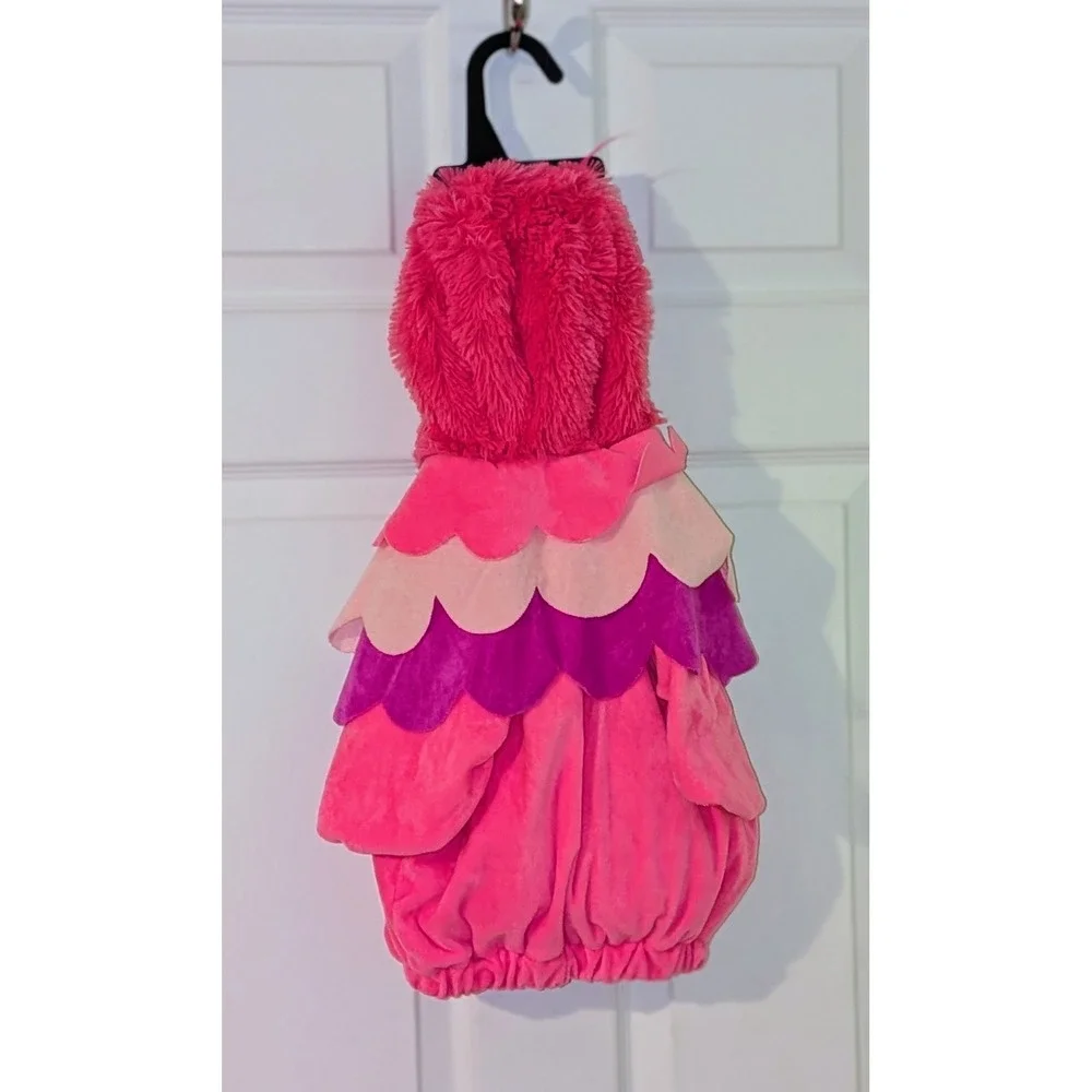 Infant Flamingo Costume with Hood 0-6 Months Halloween‎ Dress Up NEW